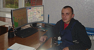 Рабочее место оператора АСДУ теплоснабжения г. Вельск SCADA TRACE MODE